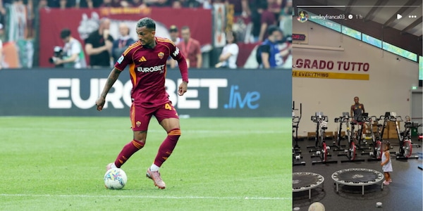 Wesley lavora senza sosta verso il raduno: la dolce foto a Trigoria con la figlia