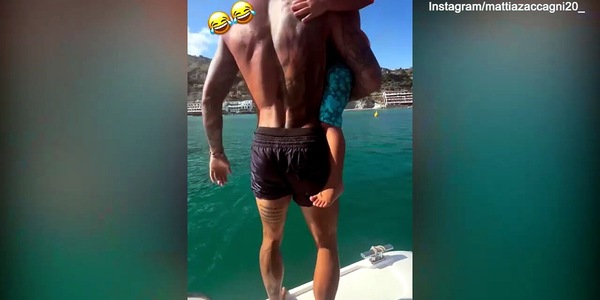 Zaccagni, un tuffo con il "suo" Thiago