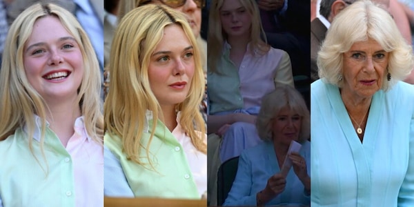 L'eleganza di Elle Fanning e Camilla nel Royal Box a Wimbledon: quanti vip per il match di Cobolli!