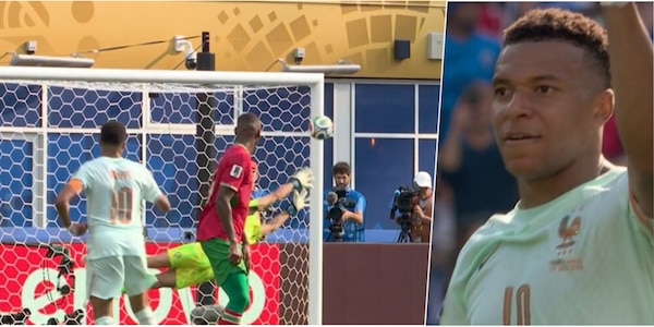 Perla di Mbappé, tiro a giro da fermo: la fotosequenza del gol