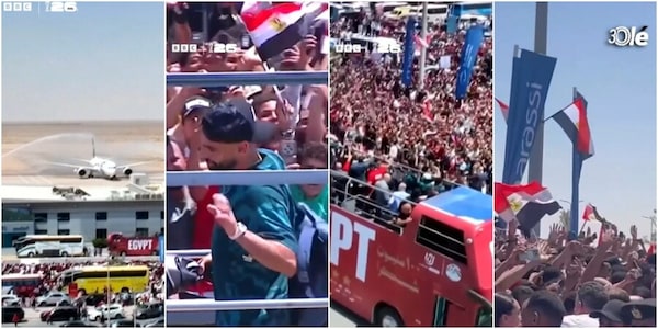 Pullman scoperto e migliaia di tifosi all'aeroporto per l'Egitto: l'accoglienza da brividi