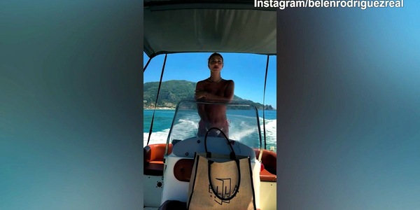 L'ultimo video di Belen in barca manda in tilt i social!