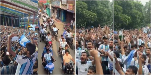 In Bangladesh si tifa Argentina: in migliaia festeggiano la vittoria contro la Svizzera