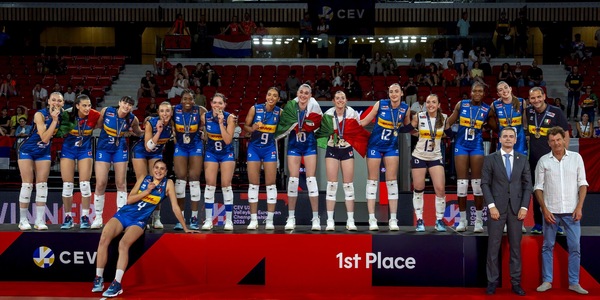 Europei U 22 F: l'Italia batte la Serbia ed è Campione