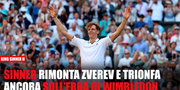 Sinner re di Wimbledon
