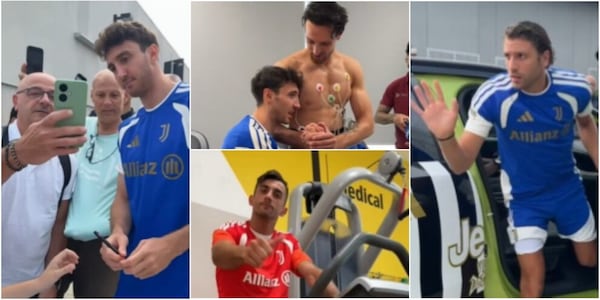 Juve, si riparte: le prime immagini della squadra al J Medical e il messaggio del club