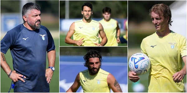 Lazio, via all'era Gattuso: primo giorno di ritiro a Formello