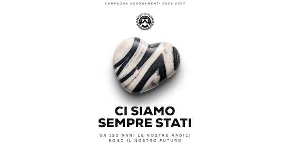 Al via “Ci siamo sempre stati”, la campagna abbonamenti 2026/27 dell’Udinese