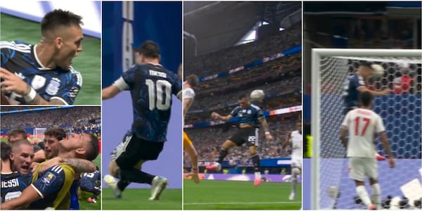 Lautaro Martinez compie l'impresa in rimonta: il gol del 2-1 dell'Argentina è da cardiopalma FOTO