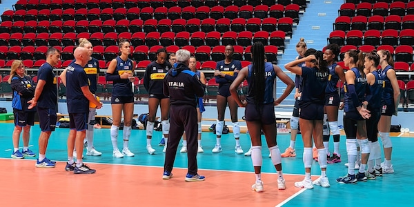 VNL: le azzurre si allenano in Cina