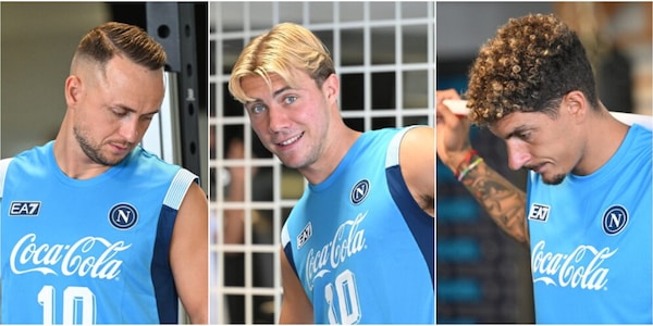 Napoli, test atletici e visite mediche per i giocatori: le FOTO