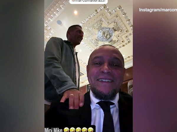 Materazzi, Roberto Carlos e...un ospite d'onore