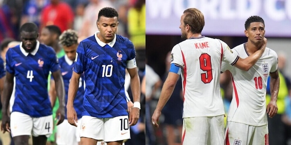 Le formazioni ufficiali di Francia-Inghilterra: Mbappé c'è, Kane no
