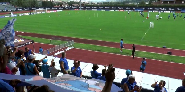 Napoli, allenamento sulle ali dell'entusiasmo