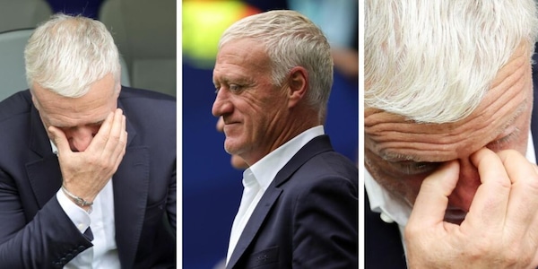 Deschamps all'ultima con la Francia piange e si commuove, poi si infuria: tutte le foto