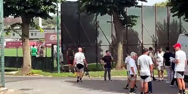 Hermoso esce con una fasciatura al ginocchio, ma nessun allarme