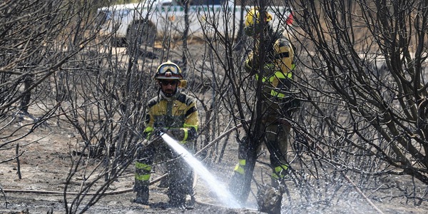 Incendio a 100 km a nord di Madrid, 13.000 ettari bruciati