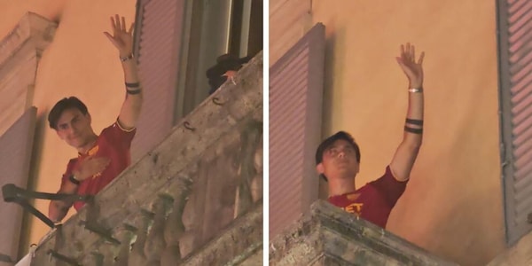 Dybala a sorpresa: a mezzanotte spunta alla festa dei tifosi della Roma. È delirio e lui si emoziona