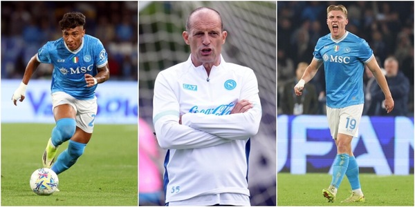 Napoli, la formazione ufficiale di Allegri contro l'Arezzo