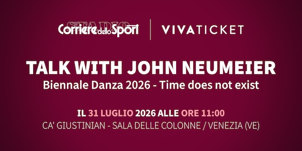 Biennale Danza 2026, biglietti per John Neumeier a Venezia