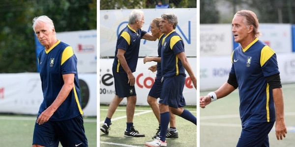 Mancini e Malagò insieme in campo all'Aniene: le foto alla finale della Coppa Canottieri