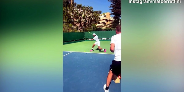 Tennis, Berrettini torna ad allenarsi e mette nel mirino i tornei Usa
