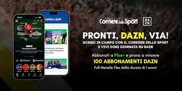 Abbonati a Plus+ e vinci 100 abbonamenti Dazn