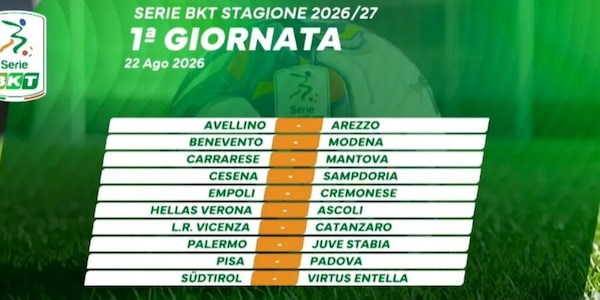 Serie B 2026/27: ecco con quale partita inizierà, date e orari delle prime cinque giornate