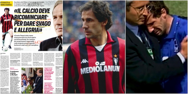 Franco Baresi, l'ultima intervista al Corriere dello Sport-Stadio: "Il Milan, Sacchi e la finale contro il Brasile"