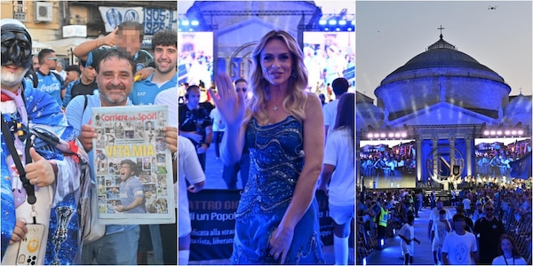 Napoli, le foto più belle della grande festa per il centenario