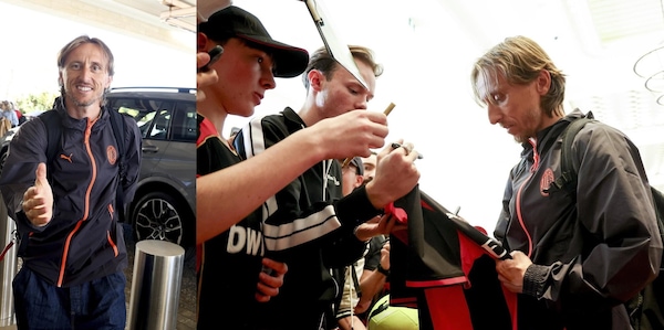 Milan, Modric sbarca in Australia: che festa con i tifosi a Perth