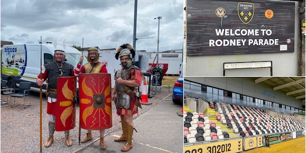 Newport riscopre l'Impero Romano: che accoglienza per i giallorossi