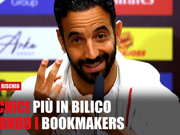 Gli allenatori a rischio esonero secondo i bookmakers