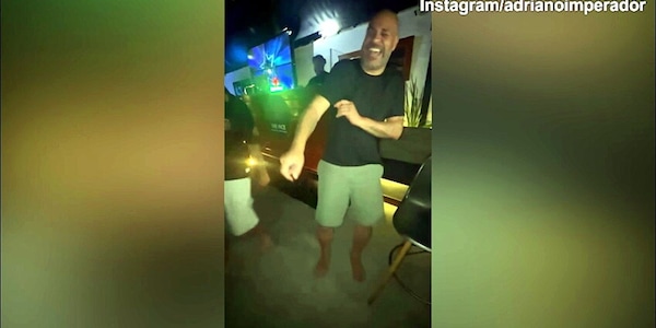 Il ballo di uno scatenato Adriano