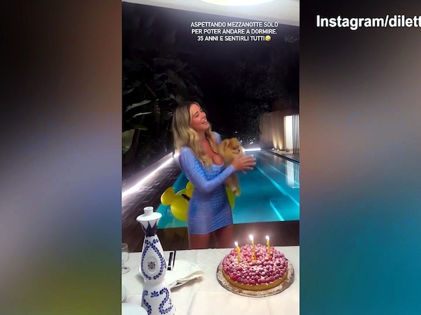 Diletta Leotta festeggia i suoi 35 anni