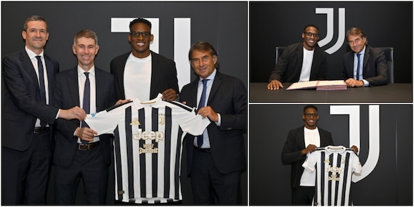 Lucumi alla Juve: le foto della firma con gli occhiali sono virali