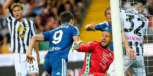 Il Como regala un tempo all'Udinese e pareggia in rimonta: Douvikas risponde a Kamara