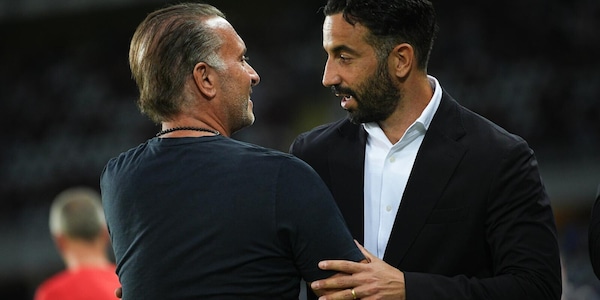 Cardinale carica il Milan: il presidente a bordocampo con Amorim prima del match con il Torino