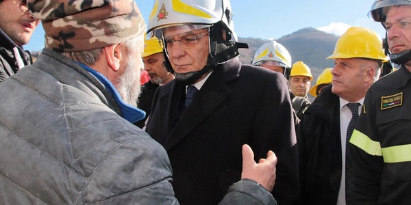 Mattarella, ricostruzione dopo terremoto è impegno complesso, ultimarla velocemente