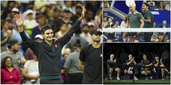 Federer incanta agli Us Open: esibizione show con McEnroe e Agassi