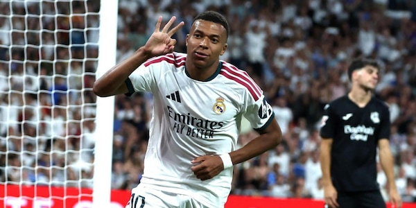 Un triplo Mbappé illumina la notte del grande ritorno di Mourinho al Santiago Bernabeu