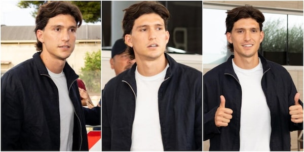 Balerdi alla Roma, tutte le FOTO dell'arrivo a Ciampino
