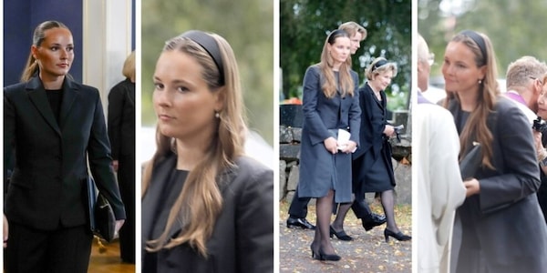 Occhi lucidi e un look elegante: le foto della giovane principessa ereditaria della Norvegia, amica di Haaland, fanno il giro del mondo