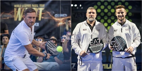 EA7 World Legends Padel Tour torna a Roma: Totti, Rakitic e molte altre icone in campo