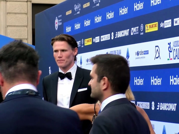 Napoli, ecco McTominay al Gran Galà Aic