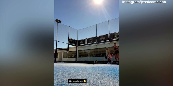 Padel di coppia per Jessica e Ciro