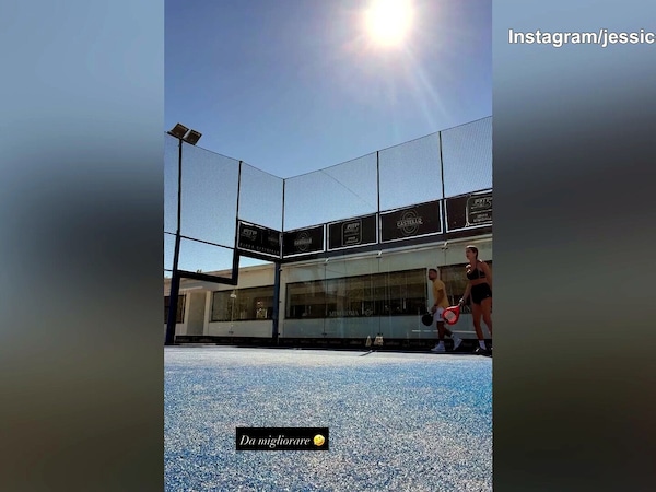 Padel di coppia per Jessica e Ciro
