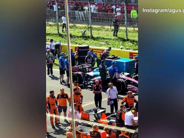 Gp Monza, Agustina osserva da vicino la corsa