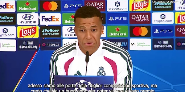 Mbappè sul Pallone d'Oro: "Sì, penso di meritarlo"