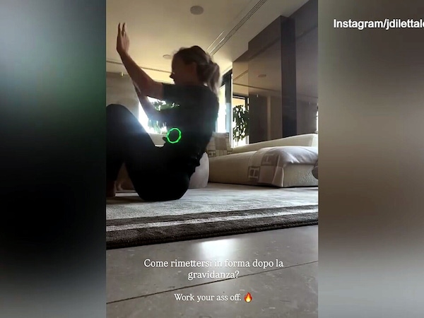 Diletta Leotta, il workout post gravidanza